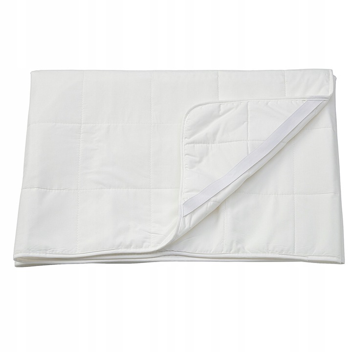 Protectie saltea, IKEA, 90x200 cm, 55% lyocell, 45% bumbac, multicolor