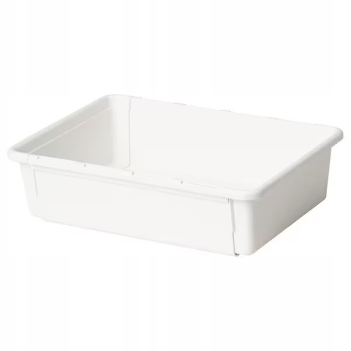 Tárolódobozok, IKEA, KACKLA, 2 darabos készlet, fehér, 25-38x19 cm