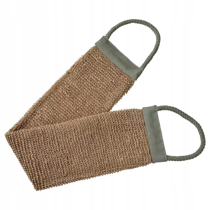 Fürdőszivacs, IKEA, DVARGHYACINT, 2 darabos készlet, natúr/szürkészöld, 54x11cm