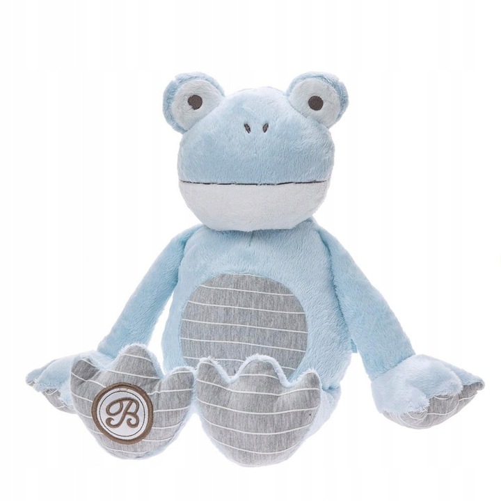 Jucarie de plus, Beppe, Zabka Mia, 30 cm, albastra