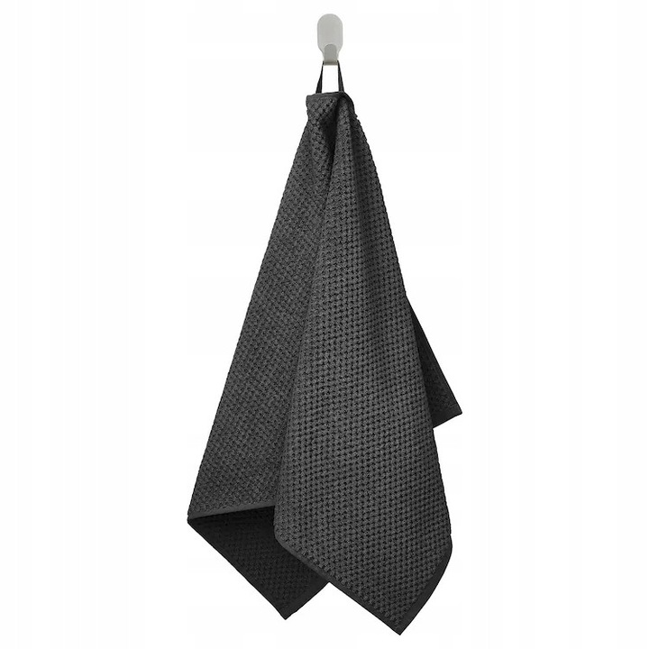 Prosop GULVIAL, IKEA, 50x100cm, negru, set x2