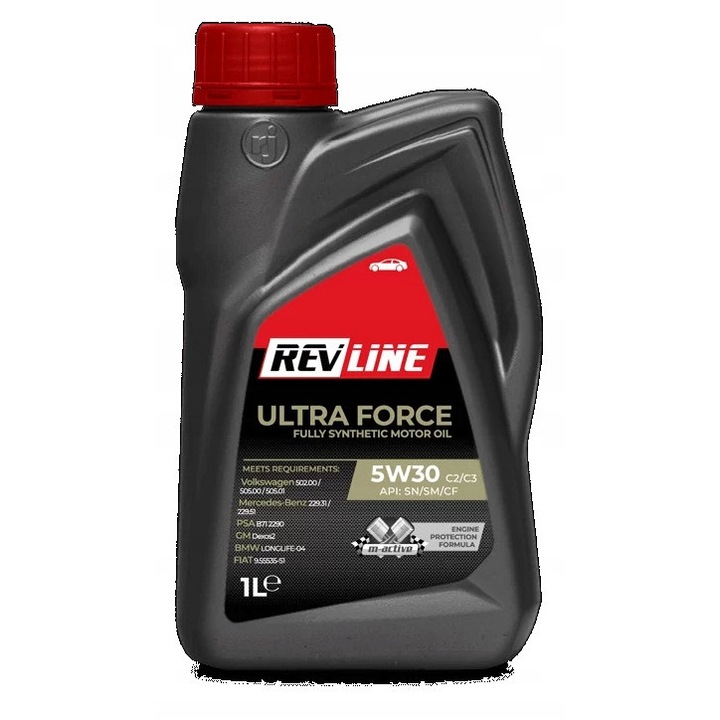 Моторно масло Revline Ultra Force C2/C3 5W30 комплект 3x1L