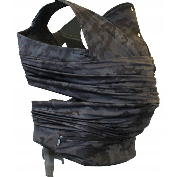 Chicco ComfyFit Camouflage kenguru, újszülötteknek, puha anyag, állítható