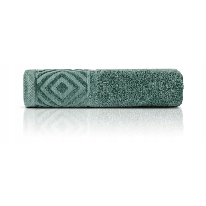 Prosop de baie 100x150 cm, Detexpol, Dark Mint, 100% bumbac, 550g/m²