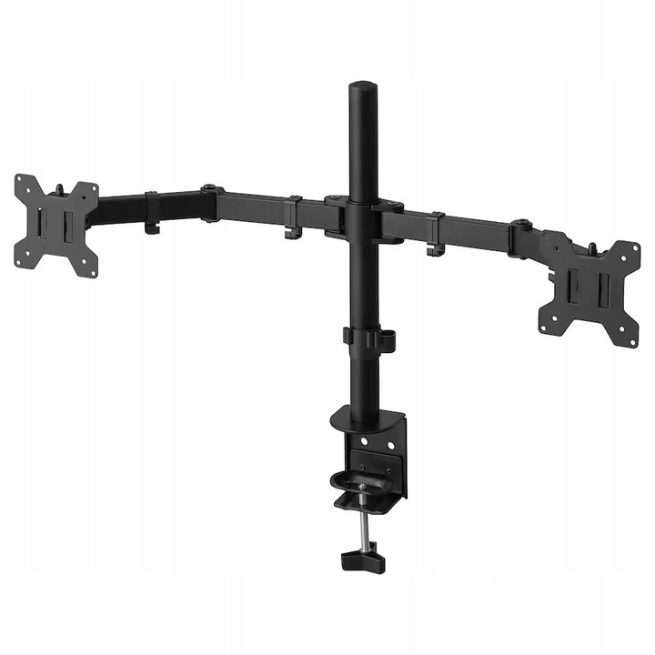 2 monitor tartó, IKEA, fekete, 27", 16kg