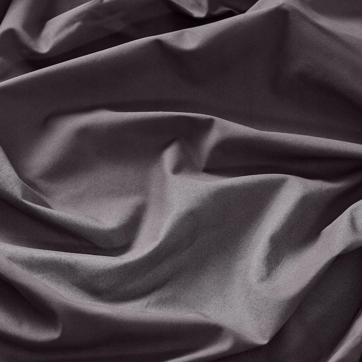 DITTE szövet, 100% pamut, szürke, 150x300 cm