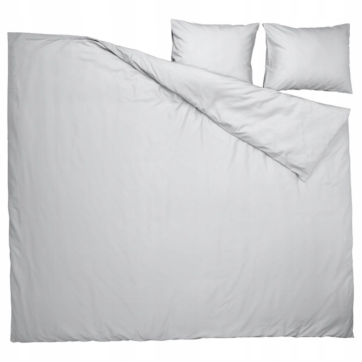 Ágynemű, IKEA, PILTANDVINGE, 2 párna, szürke, 200x200/50x60 cm
