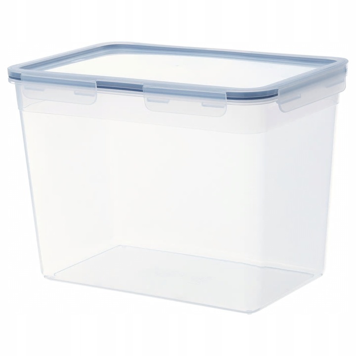 IKEA 365+ élelmiszertároló doboz, 10.6L, 32x21x23cm, műanyag, tetővel