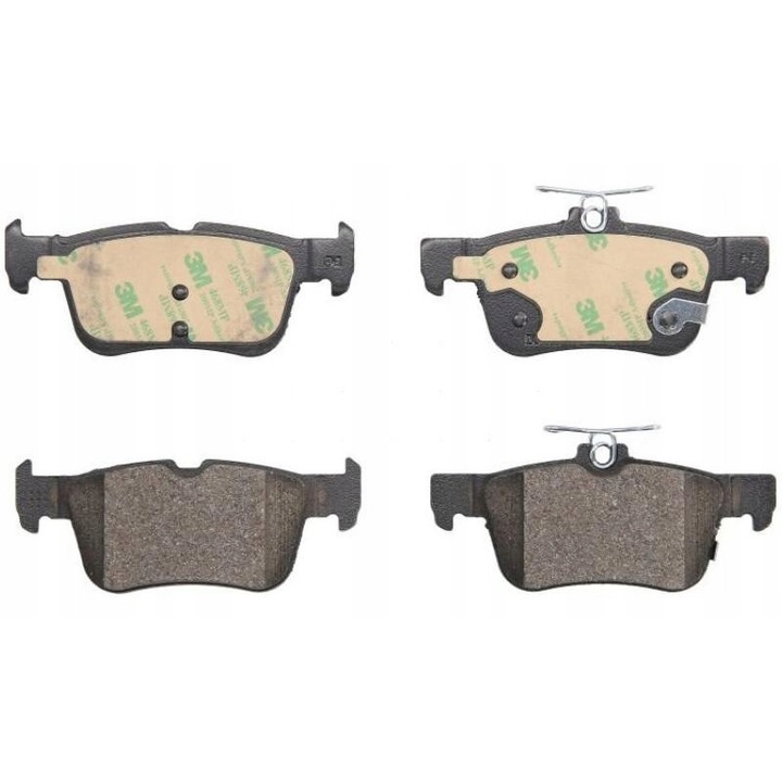 Breck fékbetétek, szett, FORD MONDEO 5 V MK5-höz, 123x15,9x48,4mm, többszínű