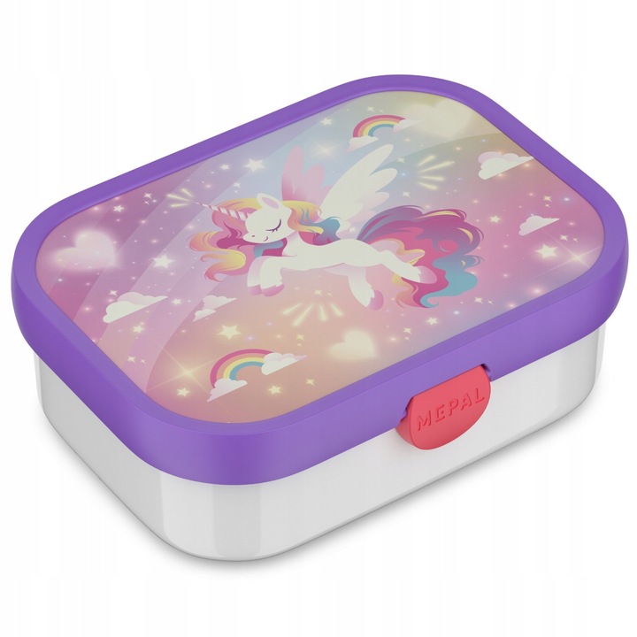 Mepal Campus Unicorn Glow uzsonnás doboz 750 ml, BPA FREE, 17,8x13,2x6,1cm