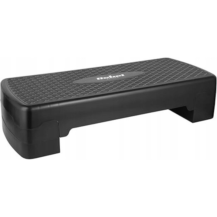 Step fitnesz, 2 szint, csúszásmentes, otthoni edzéshez, kompakt