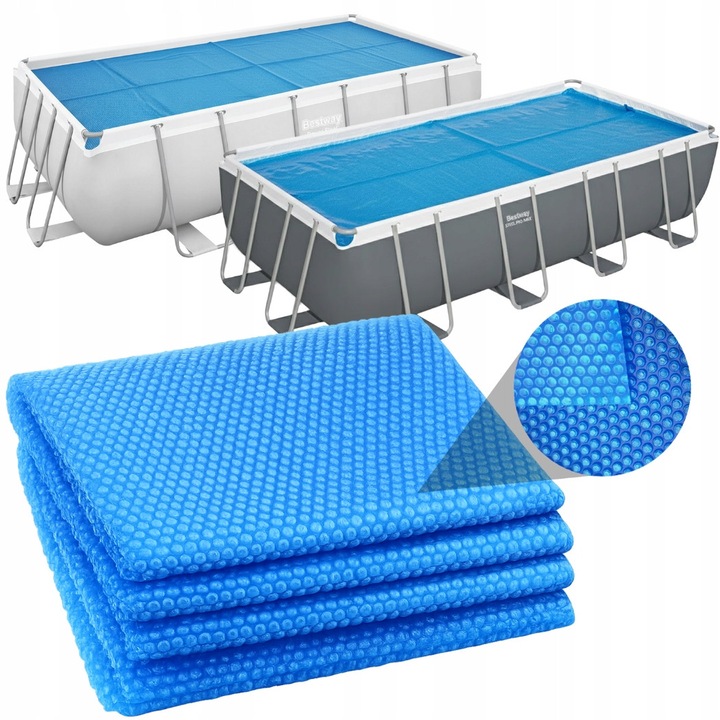 Prelată pentru piscina, Intex, material rezistent, albastru