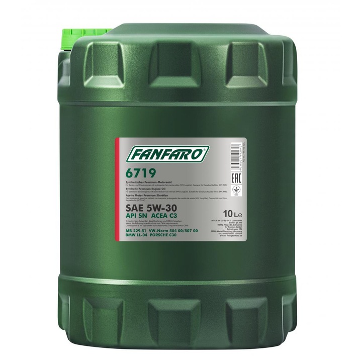 Mannol motorolaj 10l 5W-30 C3, BMW Longlife-04-hez