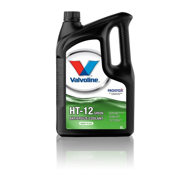 Antigel Valvoline HT-12, 5L, zöld, Si-OAT technológia, BMW motorokkal kompatibilis