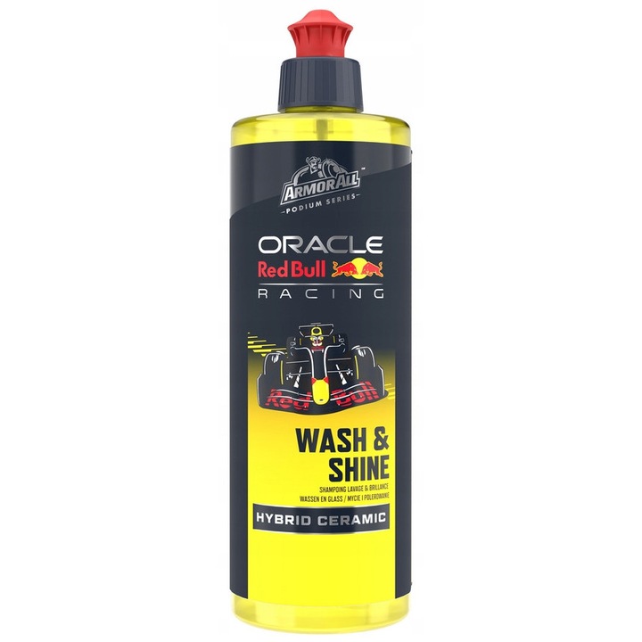 Spuma activa si detergent auto Armor All Hybrid Ceramic Wash & Shine, pH neutru, protectie ceramica, 90 ml