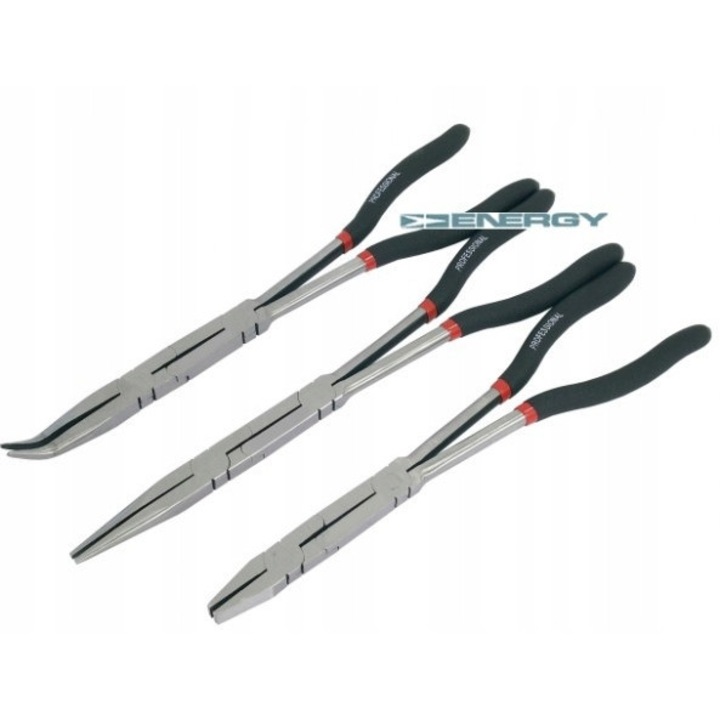 3 db Energy fogó készlet, 20 cm, 25 cm, 30 cm