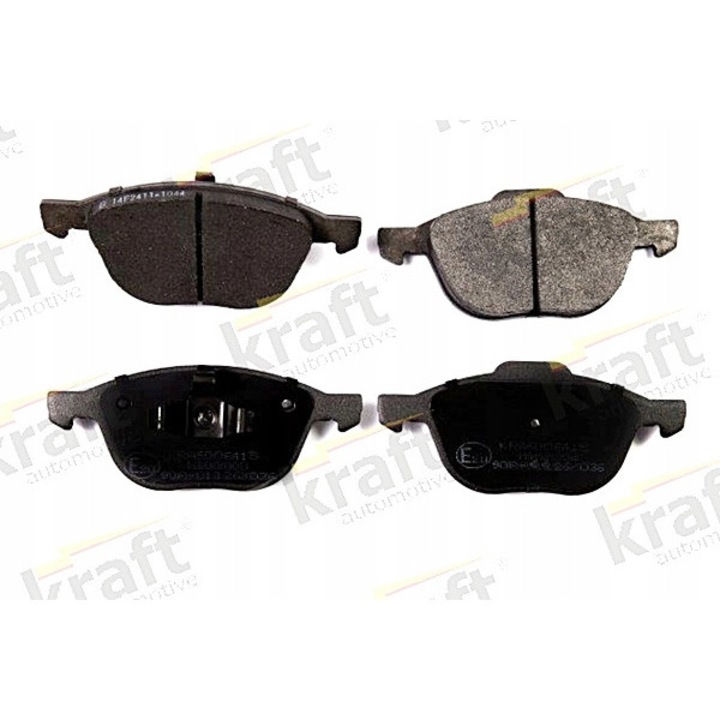 Kraft fékbetétek, készlet, Ford C-MAX I-hez, 18,1mm vastagság, 156,3mm szélesség, 67mm magasság