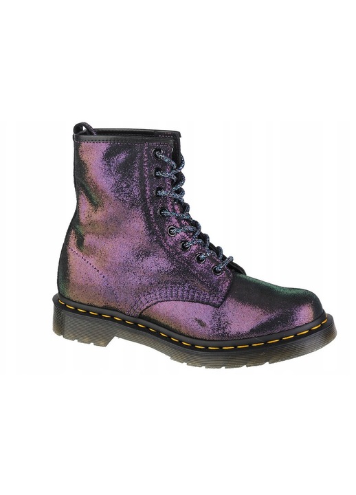Bocanci dama Dr. Martens 1460, piele acoperita, violet, 36 EU