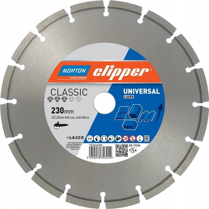 NORTON gyémánttárcsa 300x20mm, építőanyagok vágásához, készlet