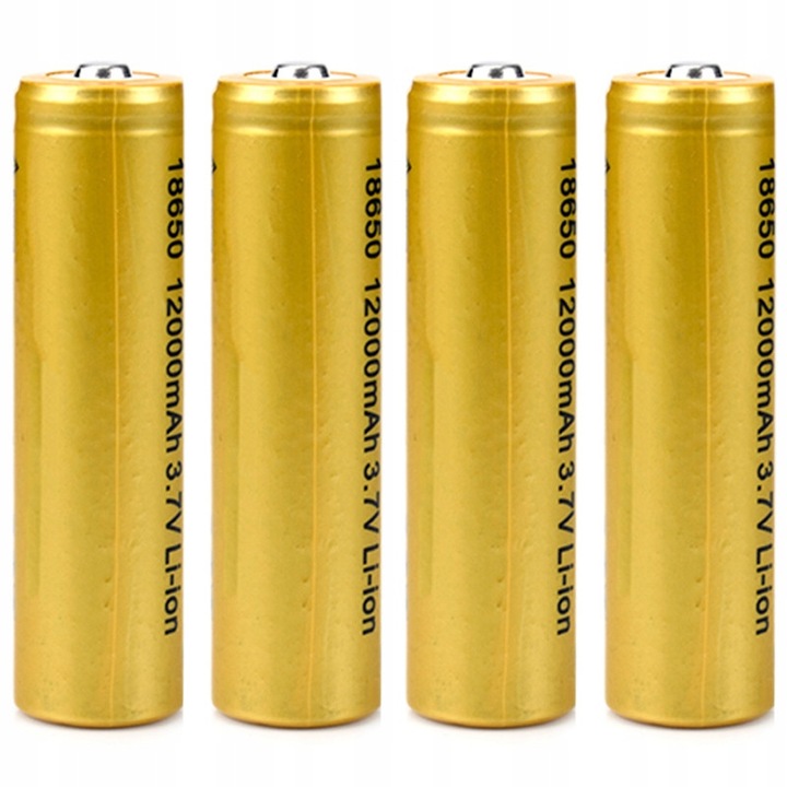 Set 4 acumulatori litiu-ion 18650 1200mAh 3.7V