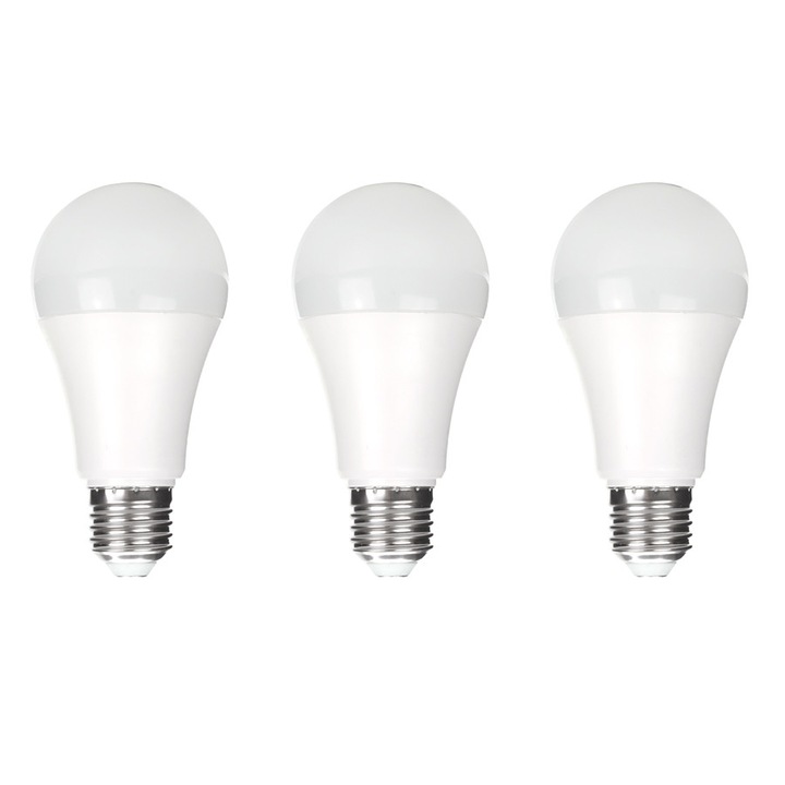 LED крушки Decorya 3x E27 18W 1440lm 4500K неутрално бяло