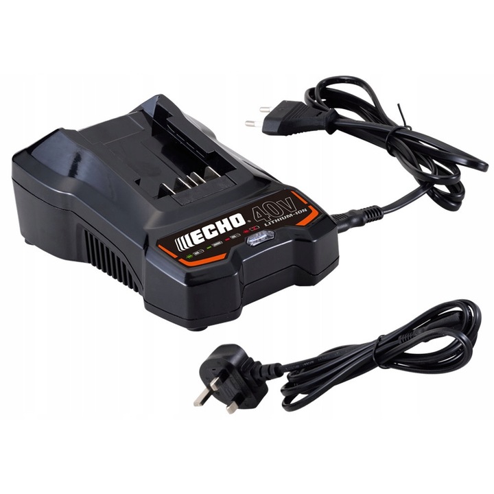 Incarcator ECHO LC-3604 pentru acumulatori, 230V, 0.68kg, sistem de oprire automata, cablu detasabil