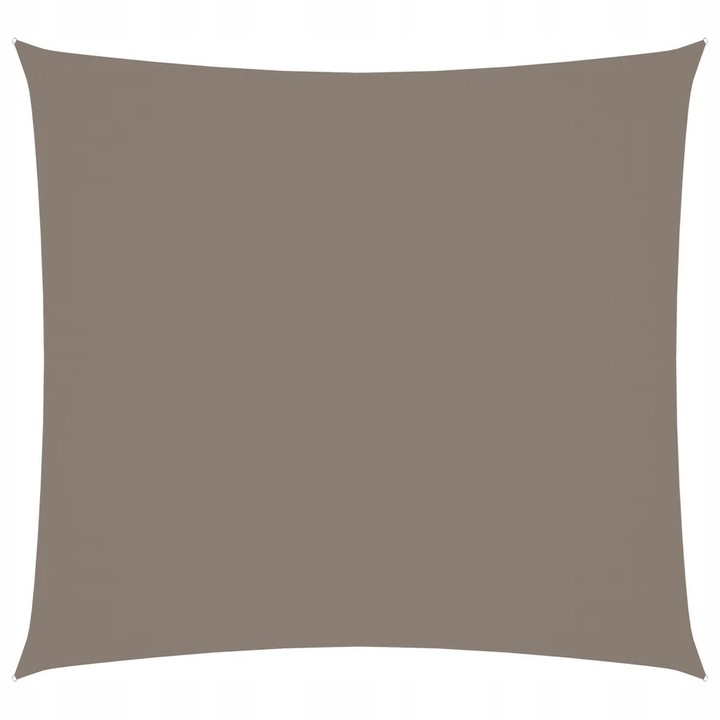 Zagau de soare gradina VMP 2x2 m taupe, material Oxford, impermeabil, protectie UV, set cu 4 sfori