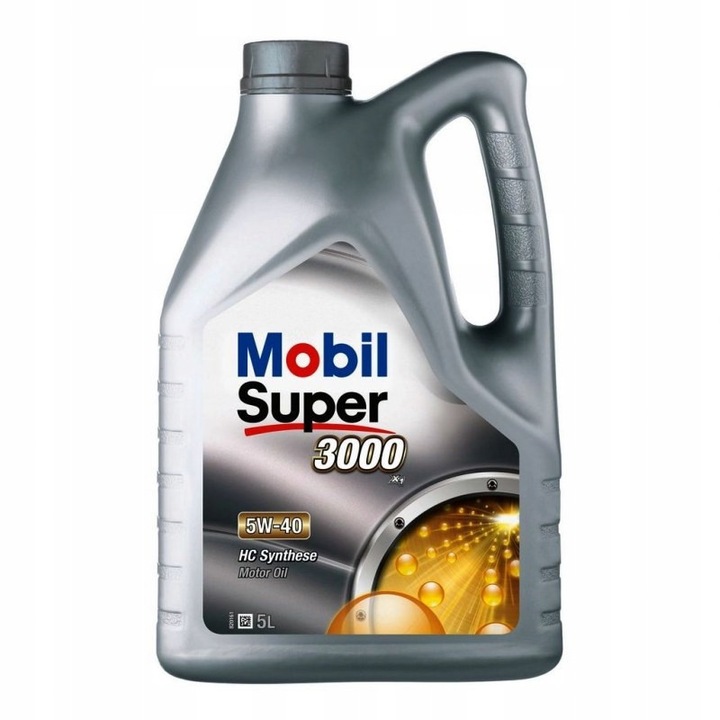 Ulei motor Mobil Super 3000 X1 5W40, 4L+1L, SAE 5W40, pentru motoare benzina si diesel
