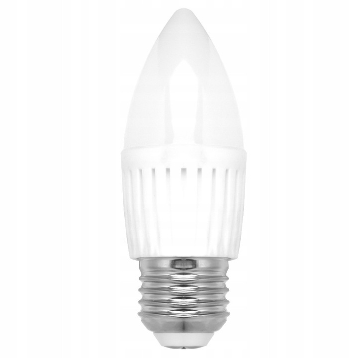 LED крушка E27 6W 480lm 6000K студено бяла светлина, комплект 7 броя
