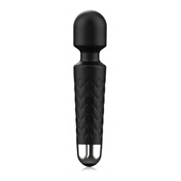 Vibrator cu 20 de moduri, 8 viteze, silicon ecologic, 10x20cm