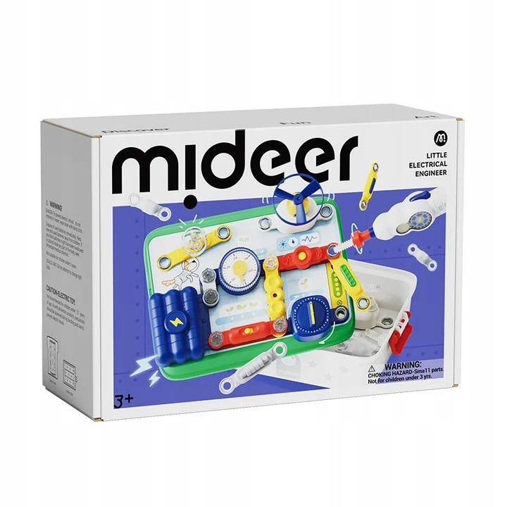 Mideer oktatókészlet - Kis villamosmérnök, 31 darab, 6 éves kortól, többszínű