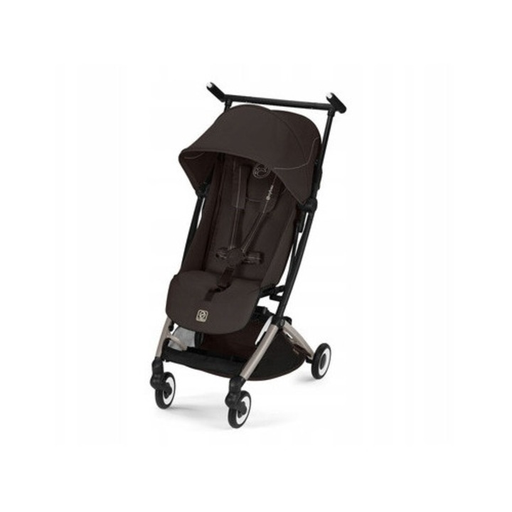 Cybex Libelle 2026 ultrakompakt babakocsi, 6 kg, csokoládébarna, kézipoggyászhoz