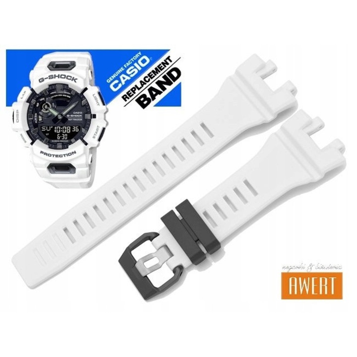Каишка за часовник Casio GBA-900, бяла, 26x16мм, 20мм ширина, оригинален комплект