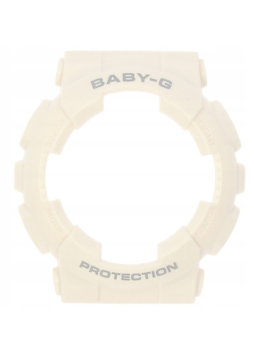 CASIO 10590550 óratok BA-130-7A1 modellhez, műanyag, fehér, 46x45x12,5mm