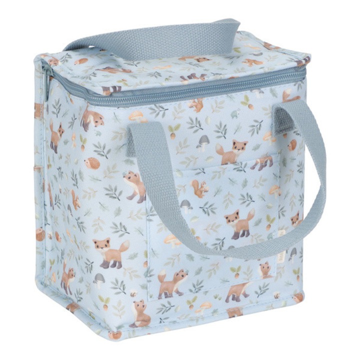 Geanta termica Little Dutch Forest Friends, 21,5x20x12cm, cu doua manere, design dragut