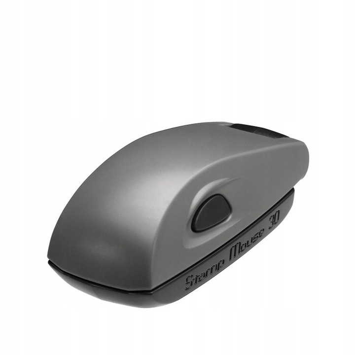 Stampa portabila, 47x18mm, gri, culoare cerneala: negru
