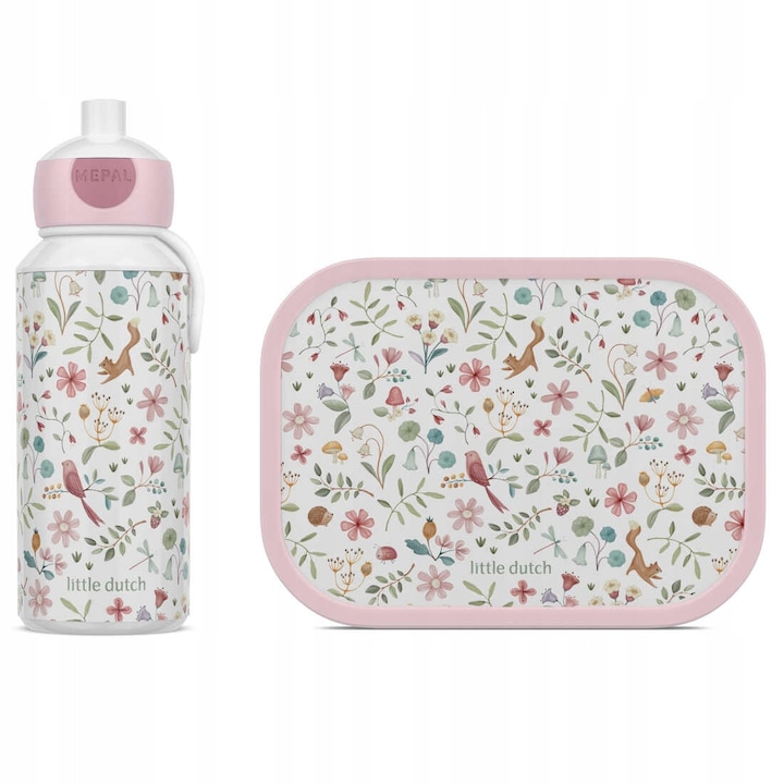 Mepal Campus Bento Nagy Élelmiszeres Doboz, 1650 ml, 4 szendvics, 2 rekesz, többszínű, 18,2x18,2x6,1 cm