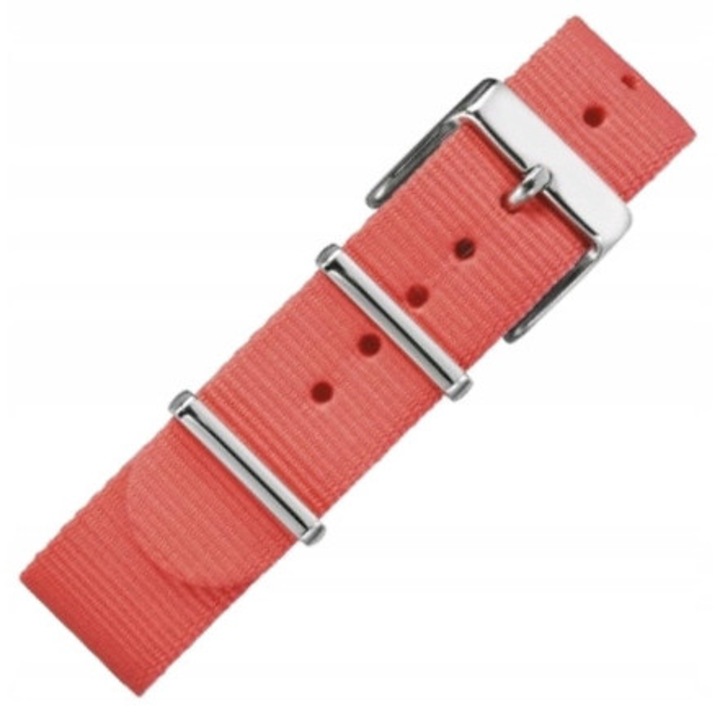 Timex PW7C07500 óraszíj, nylon, 18mm, narancssárga, 220mm hosszúság