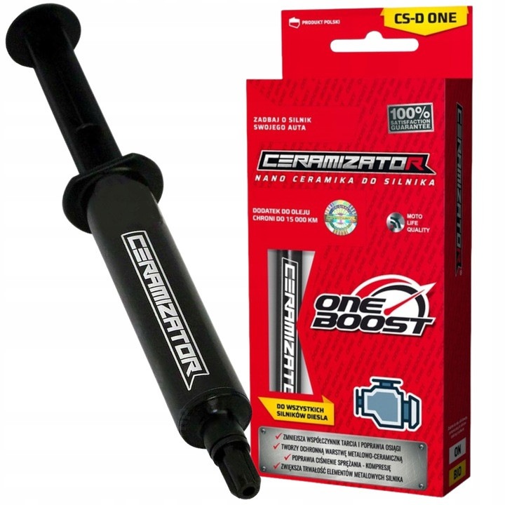 Ceramizer CS-D One Boost autóadalék, kerámia védelem dízelmotorhoz, megnövelt hatékonyság, 250ml