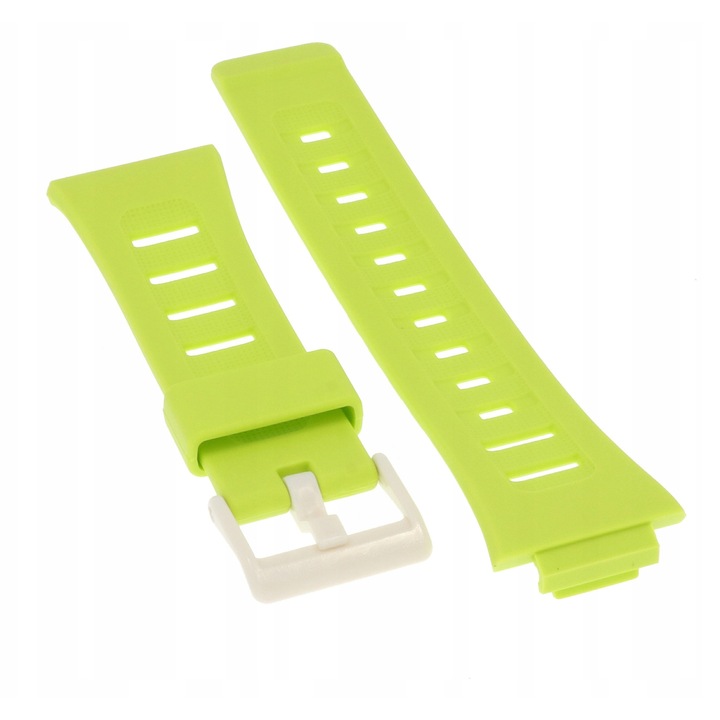 CASIO SDB-100-3A szíj, műanyag, zöld, 23x14x18mm