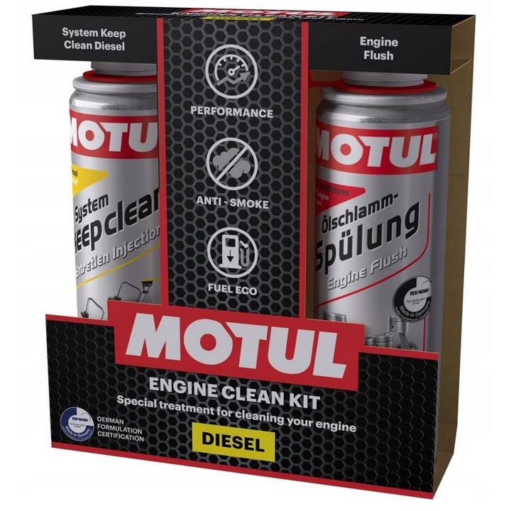Motul 300ml Autó Adalék Készlet - Motor és Dízel Üzemanyagrendszer Tisztító