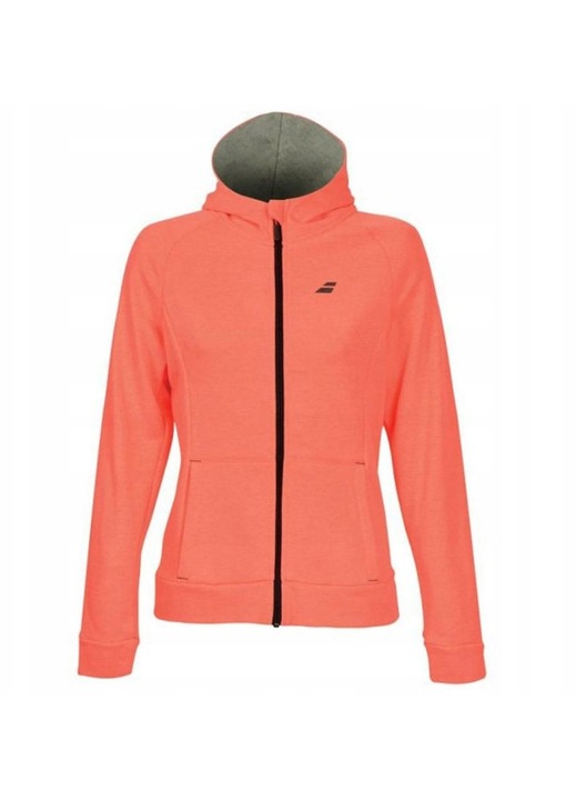 Детски спортен суичър Babolat Core Hood Sweat set, fluo strike, памук 70%