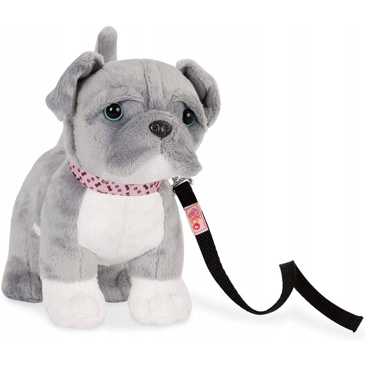 Plüssjáték, Our Generation, Pitbull kutya állítható végtagokkal, 15cm, többszínű