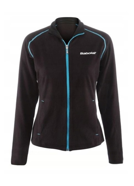Hanorac sport pentru copii BabolaT, model Training Polaire Essential, negru, material calduros