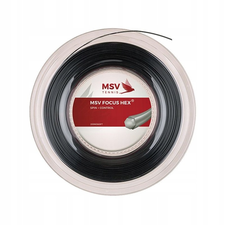 MSV Focus Hex húr, 200 m, 1,27 mm, fekete