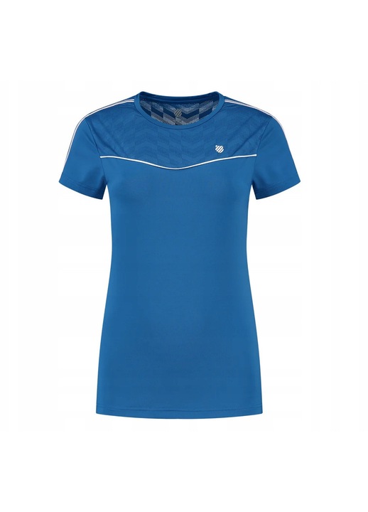 Tricou dama K-Swiss, model Hypercourt, culoare bleumarin, material mesh