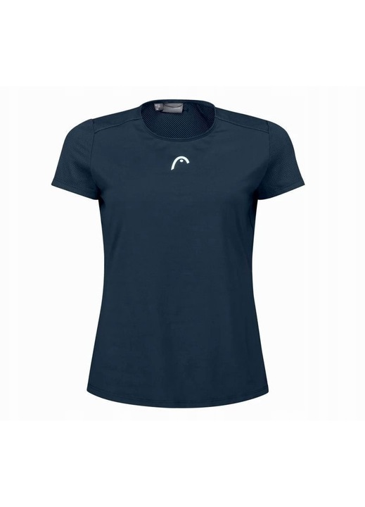 Tricou sport dama Head Tie-Break, respirabil, bleumarin, poliester-elastan, S INTL
