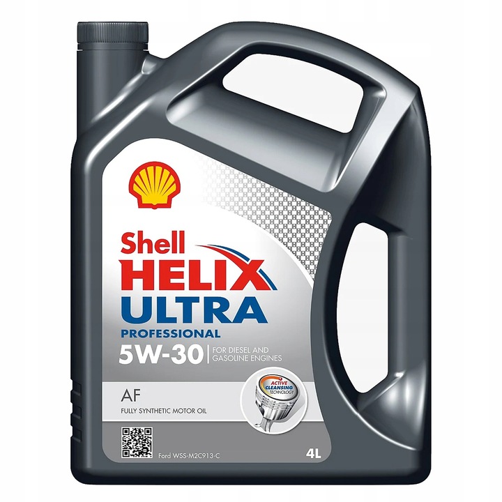 Ulei motor Shell Helix Ultra Professional AF 5W-30, 4L, pentru motoare benzina si diesel, economisire combustibil, performanta ridicata