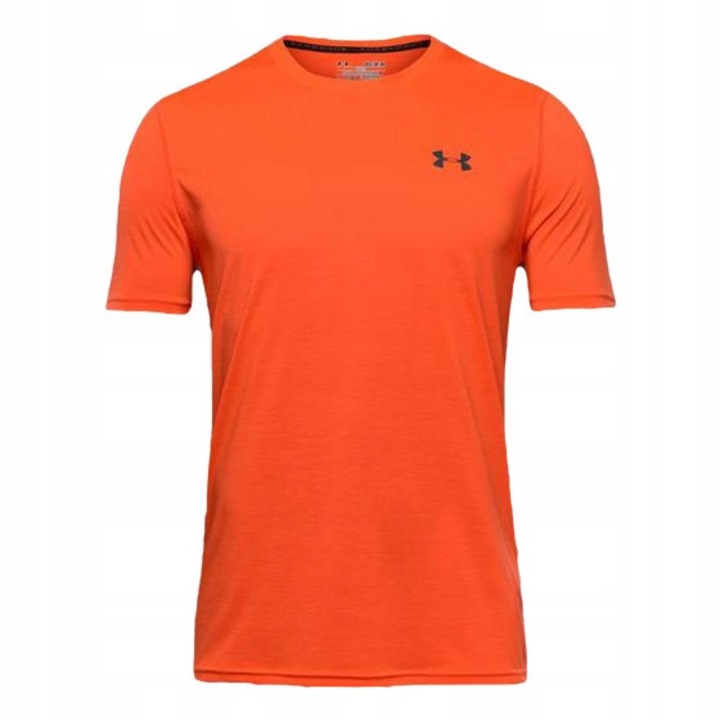 Tricou sport, Under Armour, Threadborne Fitted SS, mulat, portocaliu, poliester