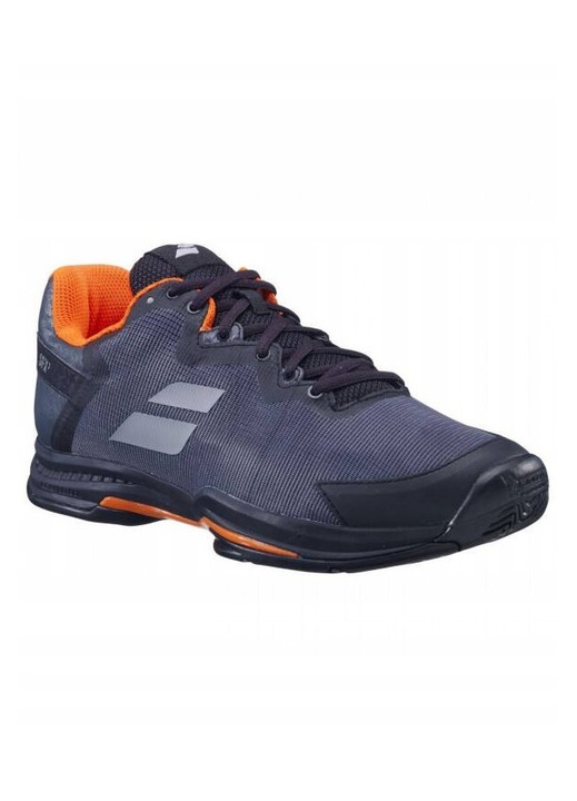Babolat SFX 3 sportcipő, tenisz, maximális kényelem, fekete/narancs, légáteresztő anyag